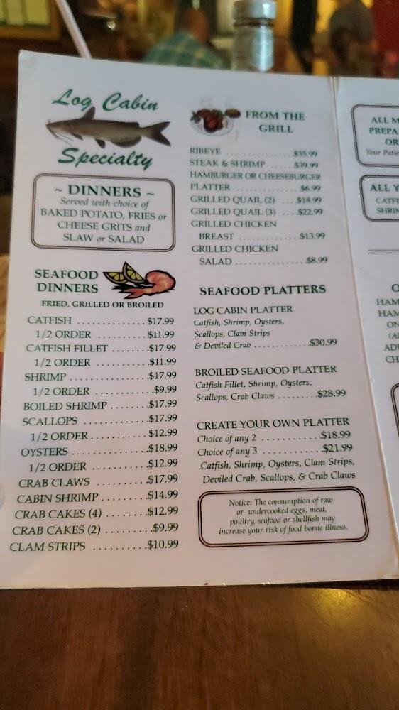 Log Cabin Restaurant Catfish Fillet